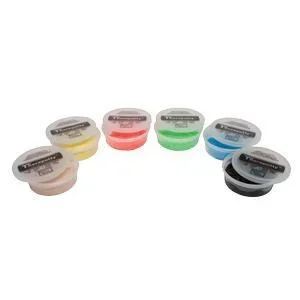 CanDo Theraputty Standard Exercise Putty, Red Soft, 4 oz.