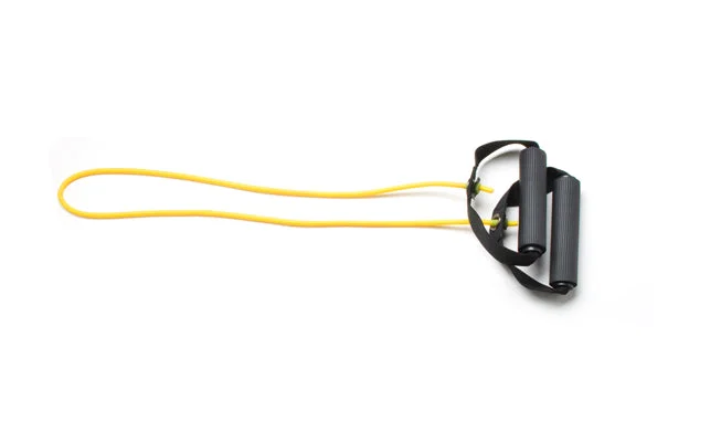 CanDo Tubing with Handles Exerciser – 36″ – Yellow – x-light – 10-5551