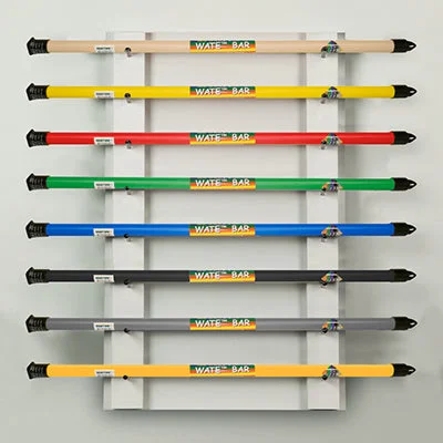 CanDo WaTE Bar, Accessory, 8 Bar Horizontal Wall Rack – 10-1642