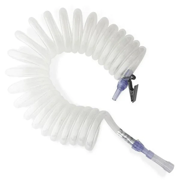 Captive Technologies Tidy Tubing Coiled Self-Storing Oxygen Line – White