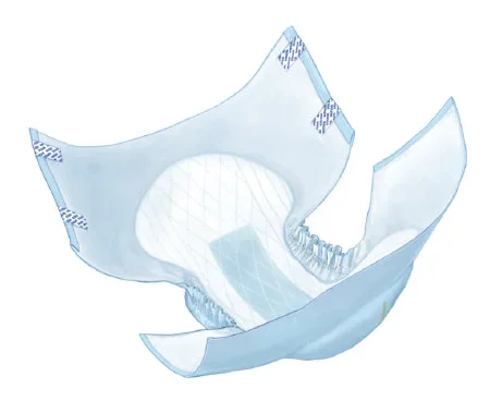 Cardinal Adult Incontinent Brief Closure Medium Disposable Heavy Absorbency White
