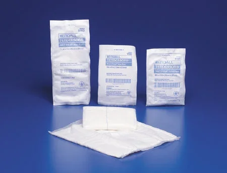Cardinal Curity Sterile Rectangle Abdominal Pad – White
