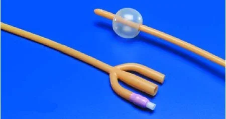 Cardinal Dover Foley Catheter 3-Way Standard Tip 30 cc Balloon 24 Fr. Silicone Elastomer Coated Latex – 8887689241