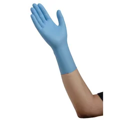 Cardinal Health Exam Glove CardinalHealth X-Large NonSterile Nitrile Extended Cuff Length Smooth Blue Chemo Tested, 1000/CS