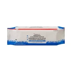 Cardinal Health Flushable Rinse-Free Personal Wipe Cardinal Health Wings Soft Pack Unscented 44 Count, 528 EA/CS