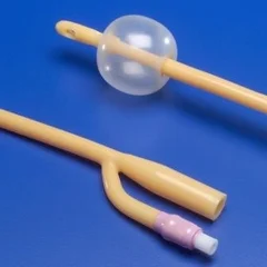 Cardinal Health Foley Catheter Dover 2-Way 30 cc Balloon 12 Fr. Silicone Coated Latex, 10 EA/BX
