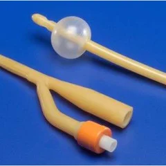 Cardinal Health Foley Catheter Ultramer™ 3-Way Standard Tip 30 cc Balloon 20 Fr. Hydrogel Coated Latex, 12, EA/CT