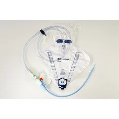 Cardinal Health Indwelling Catheter Tray Dover Foley / Coude Tip 16 Fr. 5 cc Balloon Silicone, 10 EA/CS