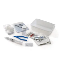 Cardinal Health Indwelling Catheter Tray Dover IC 2-Way Foley 16 Fr. 5 cc Balloon Silver Coated Silicone, 20 EA/CS