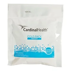 Cardinal Health Instant Cold Pack Cardinal Health General Purpose X-Small 5 X 5-1/2 Inch Plastic / Ammonium Nitrate / Water Disposable, 50/CS