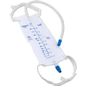 Cardinal Health Leg Bag with Twist Valve, 18″ Tubing and Straps, 900 mL