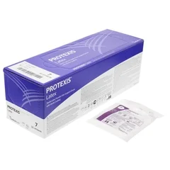 Cardinal Health Surgical Glove Protexis Latex Size 7 Sterile Latex Standard Cuff Length Smooth Light Brown Not Chemo Approved, 50 EA/BX