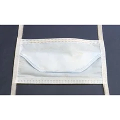 Cardinal Health Surgical Mask Cardinal Health™ Duckbill Tie Closure One Size Fits Most Blue NonSterile ASTM Level 1 Adult, 50/BX