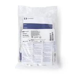 Cardinal Health Surgical Skin Marker Devon Gentian Violet Standard Tip Flexible Ruler Sterile, 100/CS