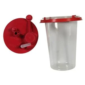 Cardinal Health™ Medi-Vac® Brand CRD™ Suction Canister Liner, with Lid, 1000cc