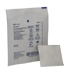 Cardinal Health Zinc Calcium Alginate Dressing Kendall 4 X 8 Inch Rectangle Calcium Alginate / Zinc Sterile