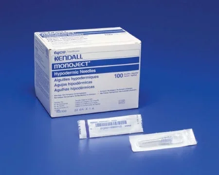 Cardinal Monoject SoftPack Hypodermic Needle Without Safety 21 Gauge 1 Inch – 1188821100