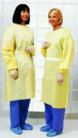 Cardinal Protective Procedure Gown X-Large Unisex NonSterile Yellow – 2101PG