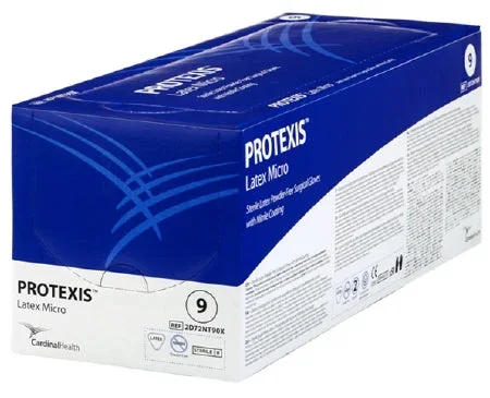 Cardinal Protexis Latex Micro Surgical Glove Size 7.5 Sterile Latex Standard Cuff Length Smooth Light Brown Not Chemo Approved – 2D72NT75X