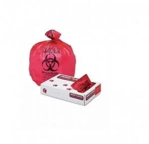 Cardinal Specimen Transport Bag With Document Pouch 6 X 9 Inch Polyethylene Biohazard Symbol / Storage Instructions Zip Closure – CH6X9BLUEF
