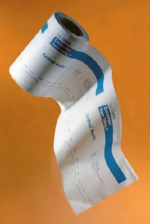 Cardinal Sterilization Roll EO Gas / Steam 3 Inch X 100 feet Transparent / Blue Heat Seal Paper / Film – T90003