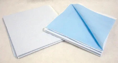 Cardinal Stretcher Sheet Flat 40 X 90 Inch Blue Polyethylene Backed Paper Tissue Disposable – 30085-020B