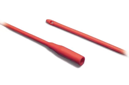 Cardinal Urethral Catheter Dover Robinson Tip Red Rubber 16 Inch-Case of 100