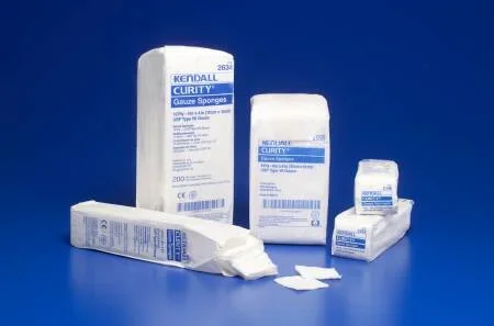 Cardinal USP Type VII Gauze Sponge Curity Cotton 32-Ply Square NonSterile