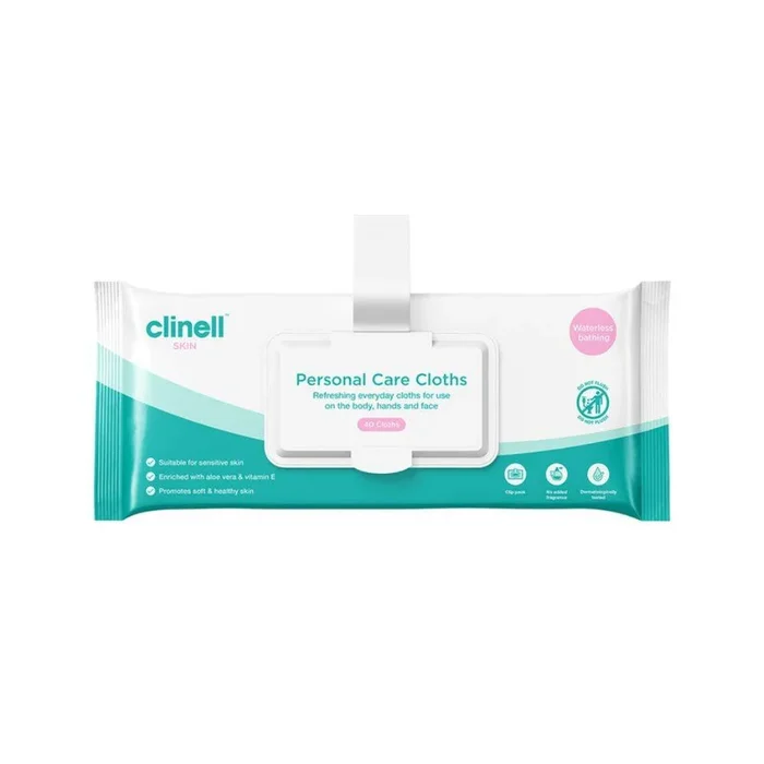 Carell Personal Care Wipes Clip Pack 40