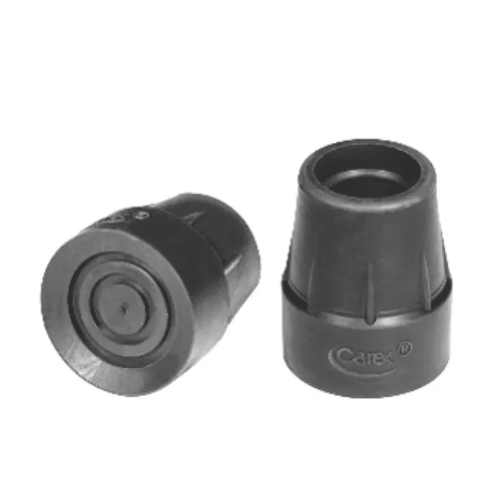 Carex Cane and Crutch Replacement Tips – Black 3/4 Inch