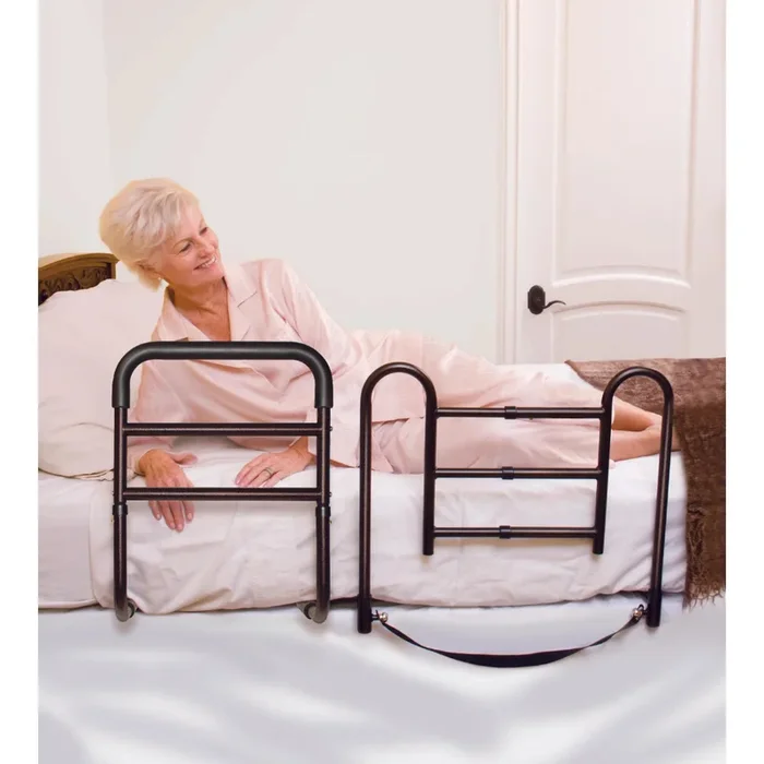 Carex Easy-Up Bed Safety Rails – Combination Fall Prevention Safety Rails