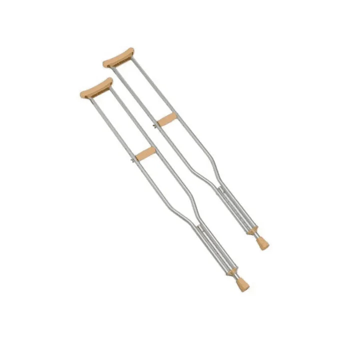 Carex Push Button Aluminum Crutches