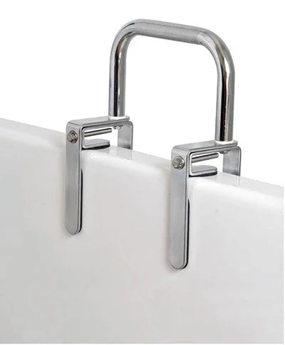 Carex Single Grip Bathtub Rail, Chrome – 43-1603