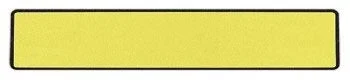 Carstens Blank Label Multipurpose Label Without Legend Yellow 1 X 5-3/8 Inch – 8800-03
