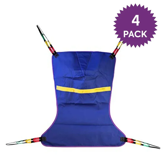 Case of 4 – Universal Full Body Lift Sling Solid Fabric Polyester – X Large