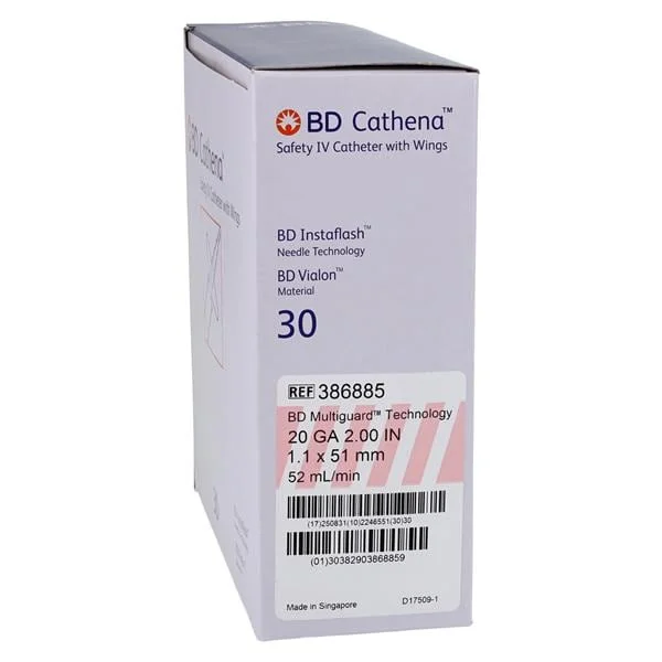 Cathena Catheter Access Device Shielded 20 Gauge 2″ Pink