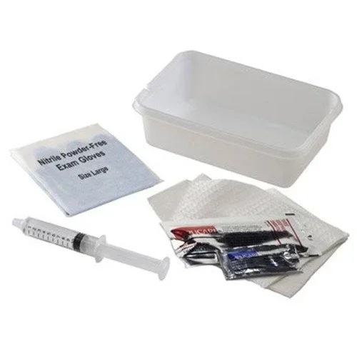 Catheter Insertion Tray 30cc Prefilled Syringe without Foley