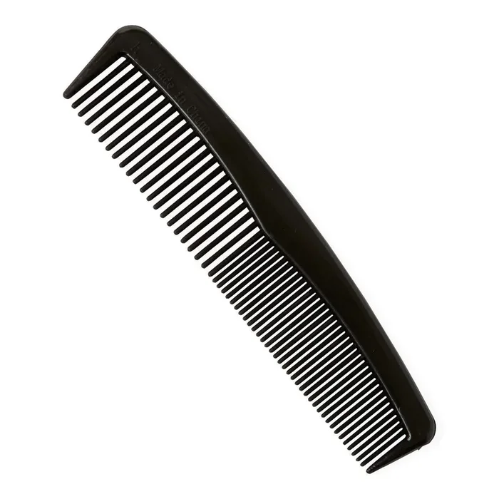 Centurion Sterile Plastic 7 Inch Classic Comb Black – 100 Per Case