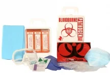 Certified Safety Manufacturing Bloodborne Pathogen Kit, 10 Unit Economy, Poly Case, 10/cs