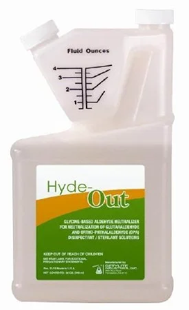 Cetylite Hyde-Out OPA / Glutaraldehyde Neutralizer RTU Liquid 32 oz. Bottle Single Use – 128