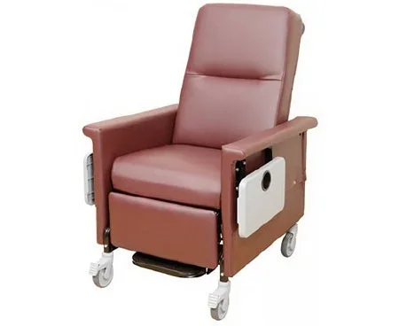 Champion Manufacturing 54 Series Transport Manual Recliner Bonnie Blue 5 Inch Thermoplastic Casters 5 Inch Thermoplastic Casters – 547T21-T73