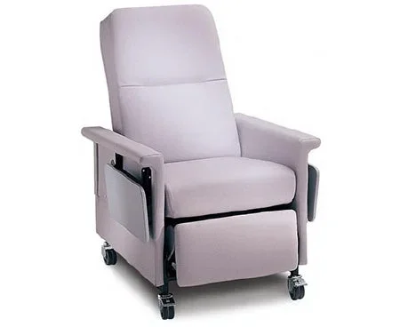 Champion Manufacturing 58 Series Bariatric Manual Relax Recliner Natural 3 Inch Thermoplastic Casters 3 Inch Thermoplastic Casters – 586T09-T