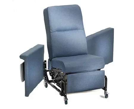 Champion Manufacturing 89 Series Manual Relax Recliner Pebble Gray Vinyl 3 Inch Steel Casters 3 Inch Steel Casters – 898FS22-T