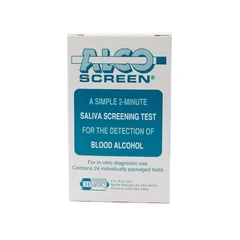 Chematics Rapid Test Alco-Screen® Saliva Alcohol Test Alcohol Screen Saliva Sample 24 Tests, 24/BX - Image 2