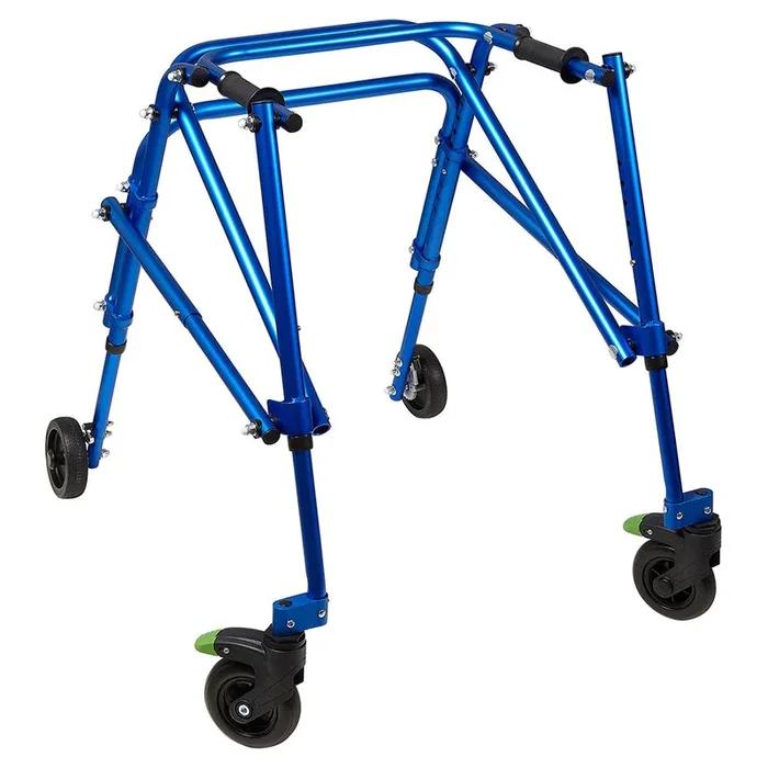 Circle Specialty Kilp 4 Wheeled Walker – Blue, Medium