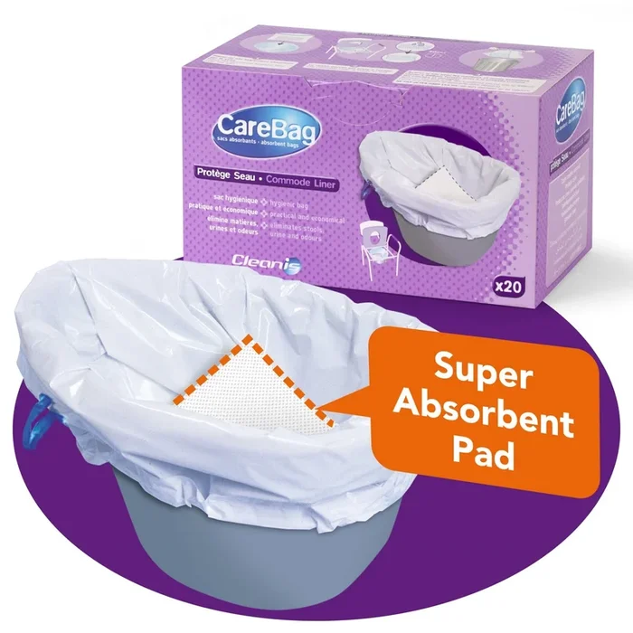 Cleanis Carebag Commode Pail Liners 16 oz.