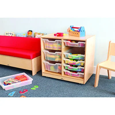 Clear Tray Double Column Storage Cabinet – 15-2507