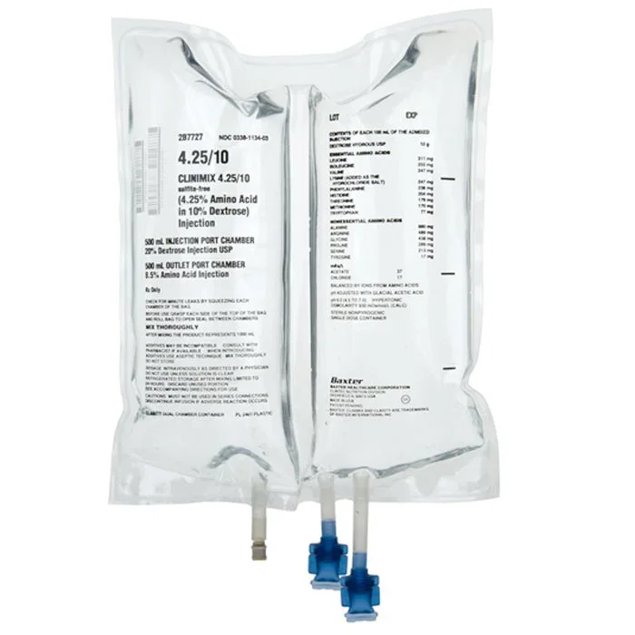 Clinimix Amino Acid 4.25% in Dextrose IV Bag Injection Sulfite-Free 1000 mL x 6/Case