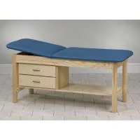 Clinton ETA Classic Series Straight Line 2 Drawer Treatment Table, 27″ Wide, Sapphire