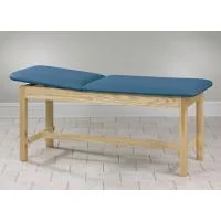 Clinton ETA Classic Series Straight Line H-Brace Treatment Table, 27″ Wide, Desert Tan